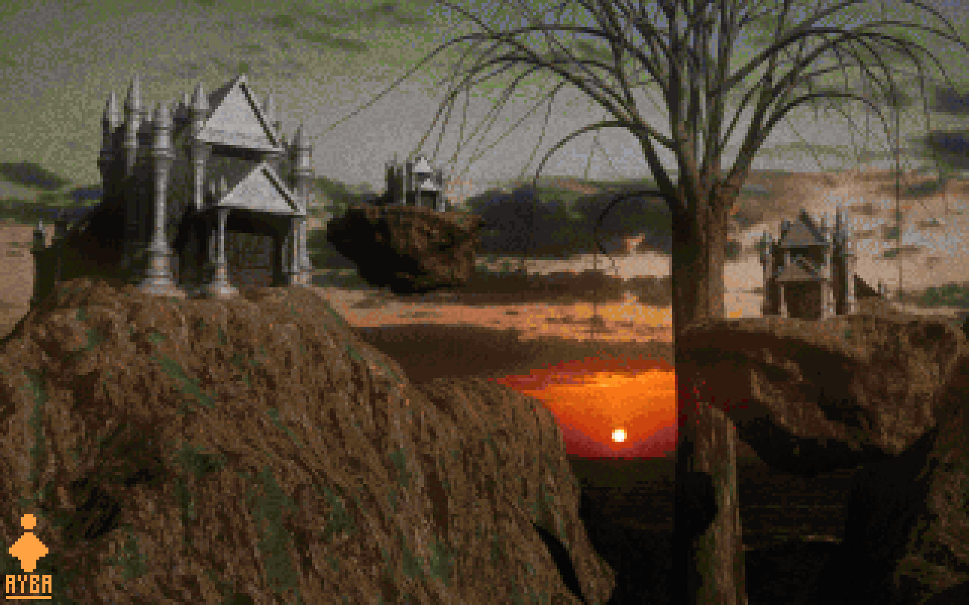 Burning of the River Acra